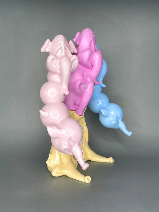 Art Toy NOSTALXIETY // Delirium Elephant - Marshmallow by RULBAYO