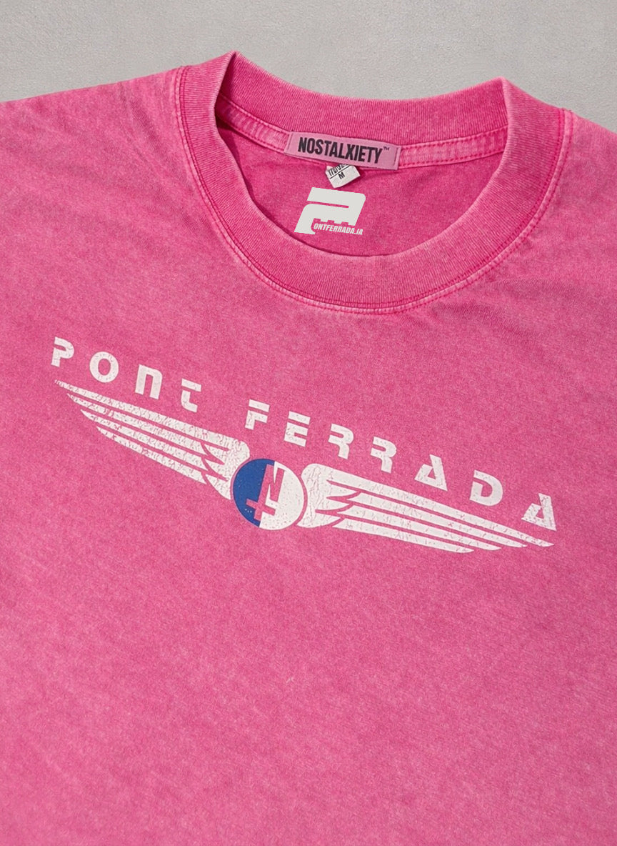 Camiseta oversize PONT FERRADA - NOSTALXIETY x Ponferrada AI - PINK