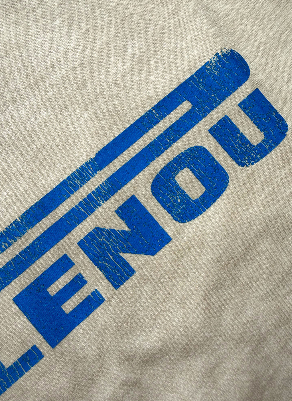 NouHood - Poblenou T-shirt - Beige Blue