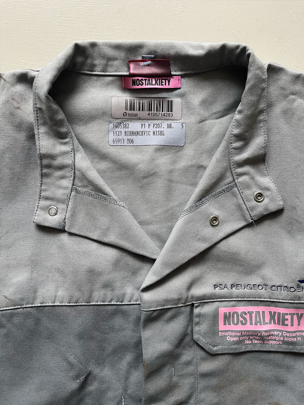 Jacket - Memory Recovery Dept. Gris - 1/1