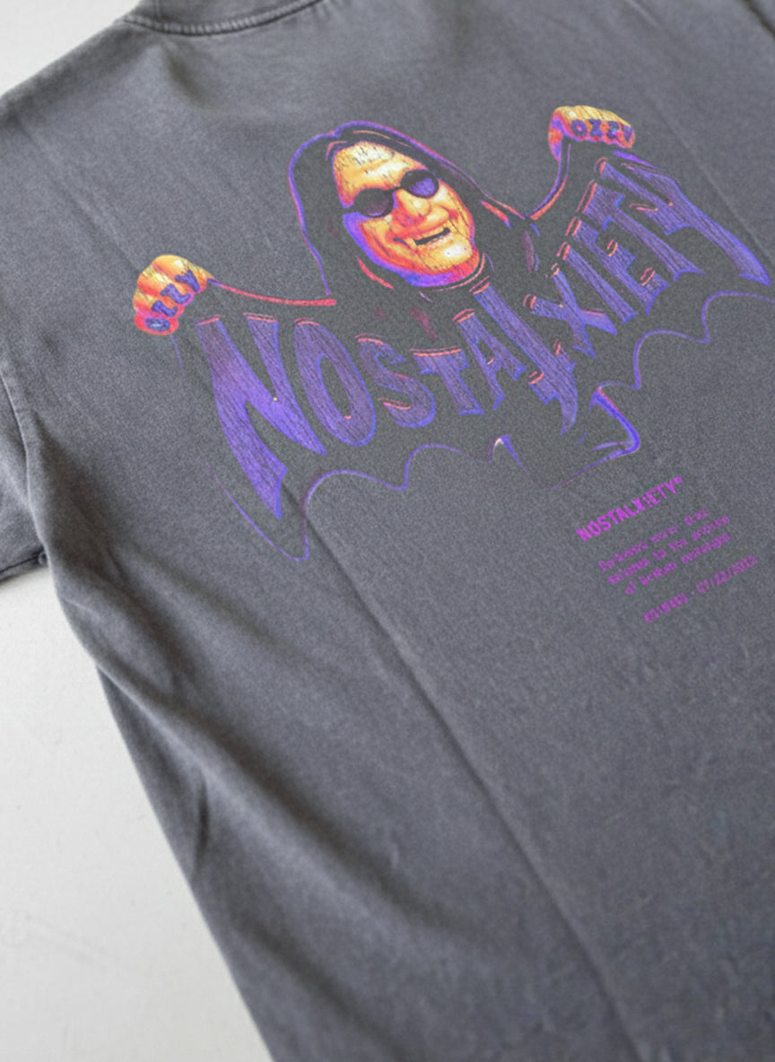 NOSTALXIETY T-shirt // Music - Black Nostalgia: Master of Anxiety