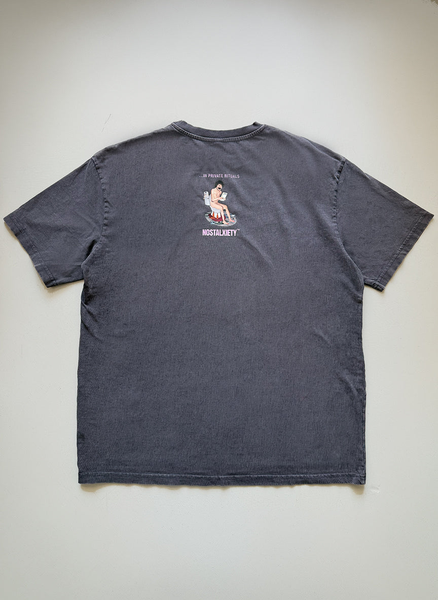 TRAPPED in NOSTALGIA Oversized T-Shirt - NOSTALXIETY x Scorpion Dagger
