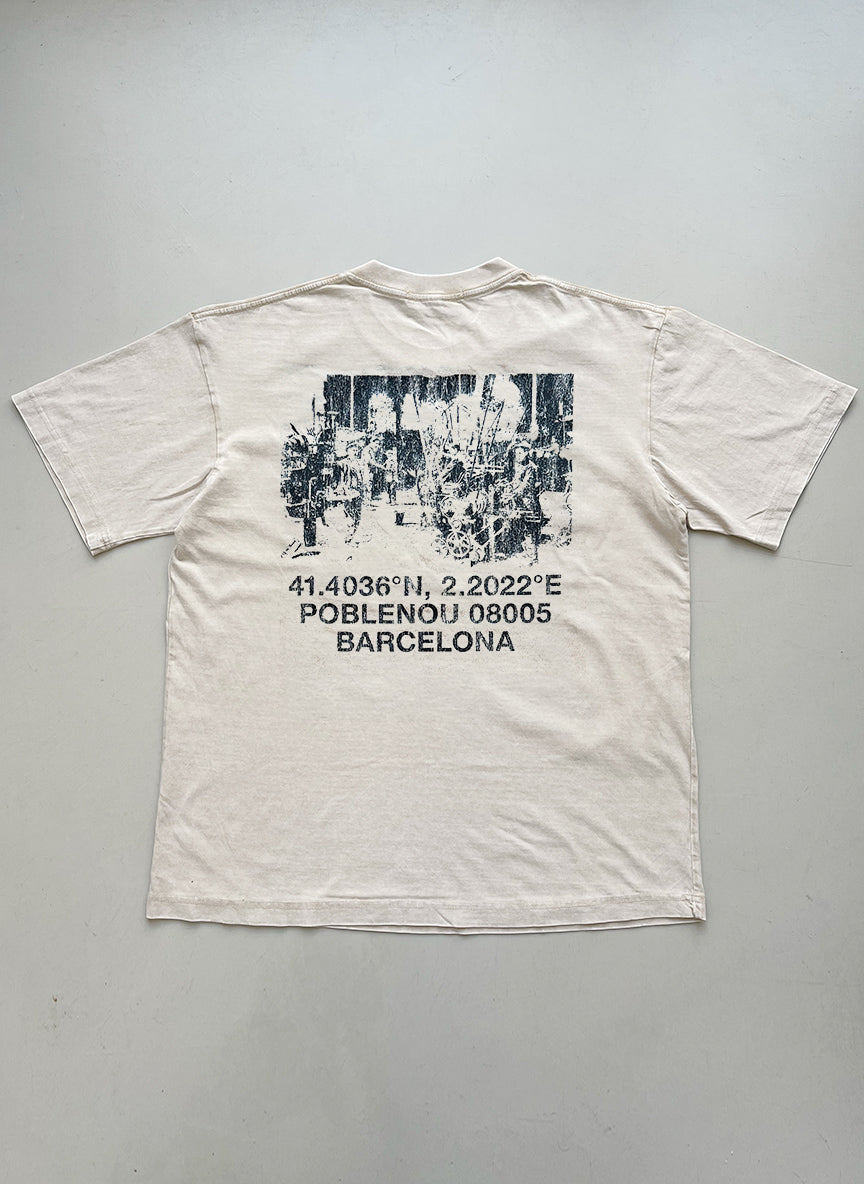 NouHood - Poblenou Archive T-shirt - Beige Red