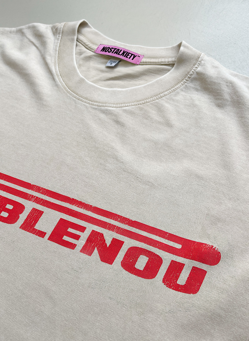 NouHood - Poblenou Archive T-shirt - Beige Red