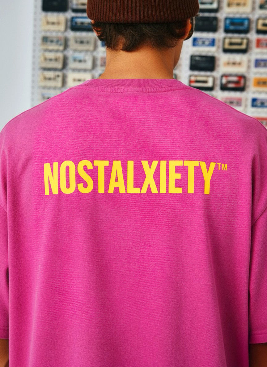 Camiseta NOSTALXIETY™ // Survival Kit Rewind - Pink