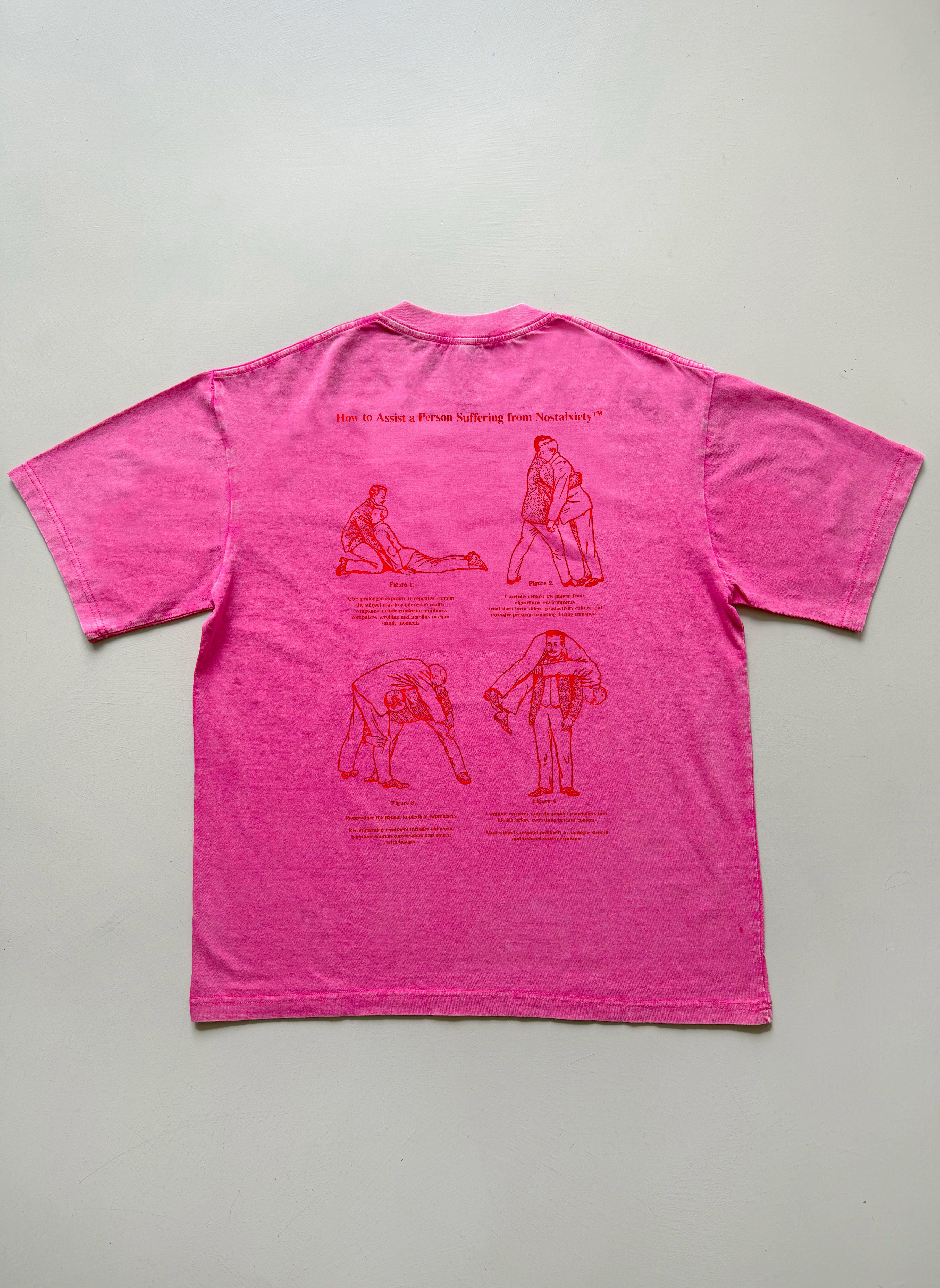 Camiseta - How To Assist A Person - Rosa