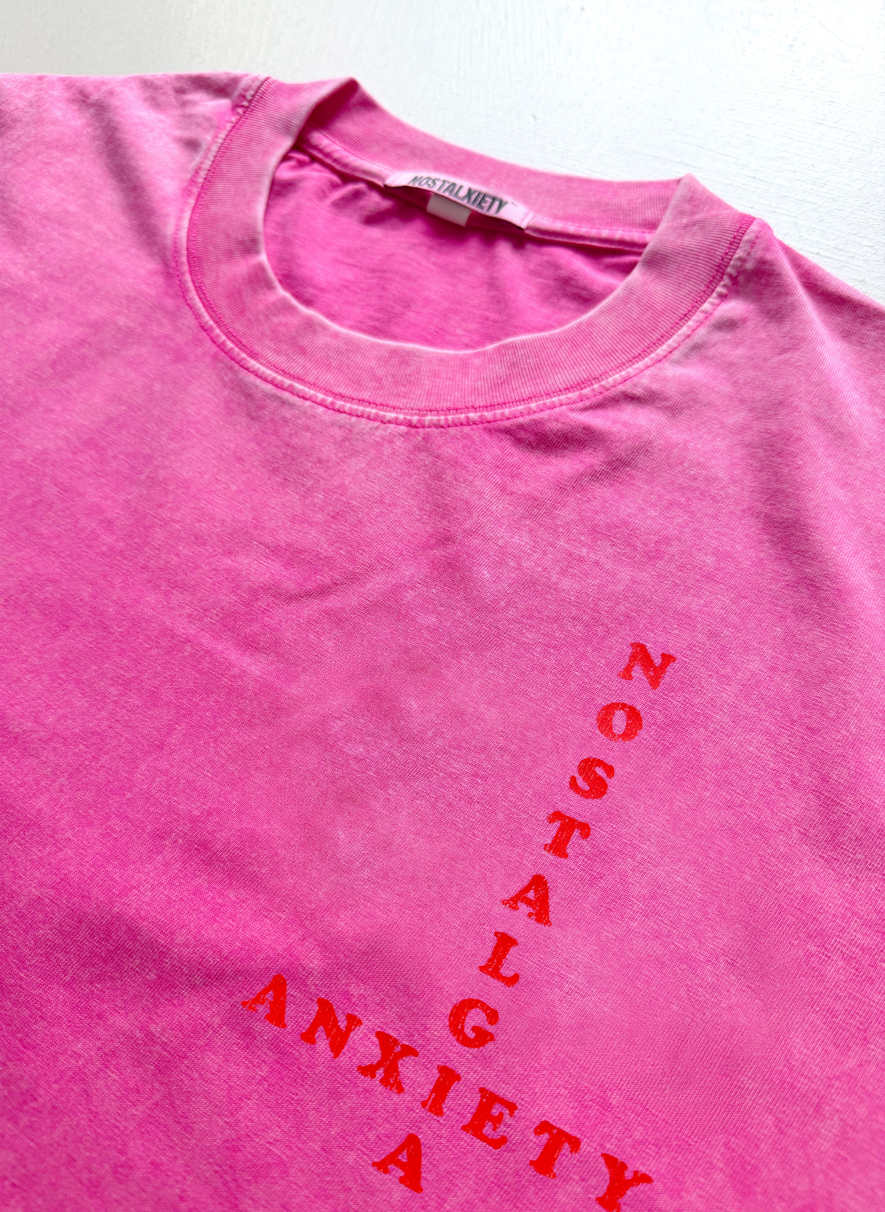 Camiseta - Nostalgia Saved Me - Pink