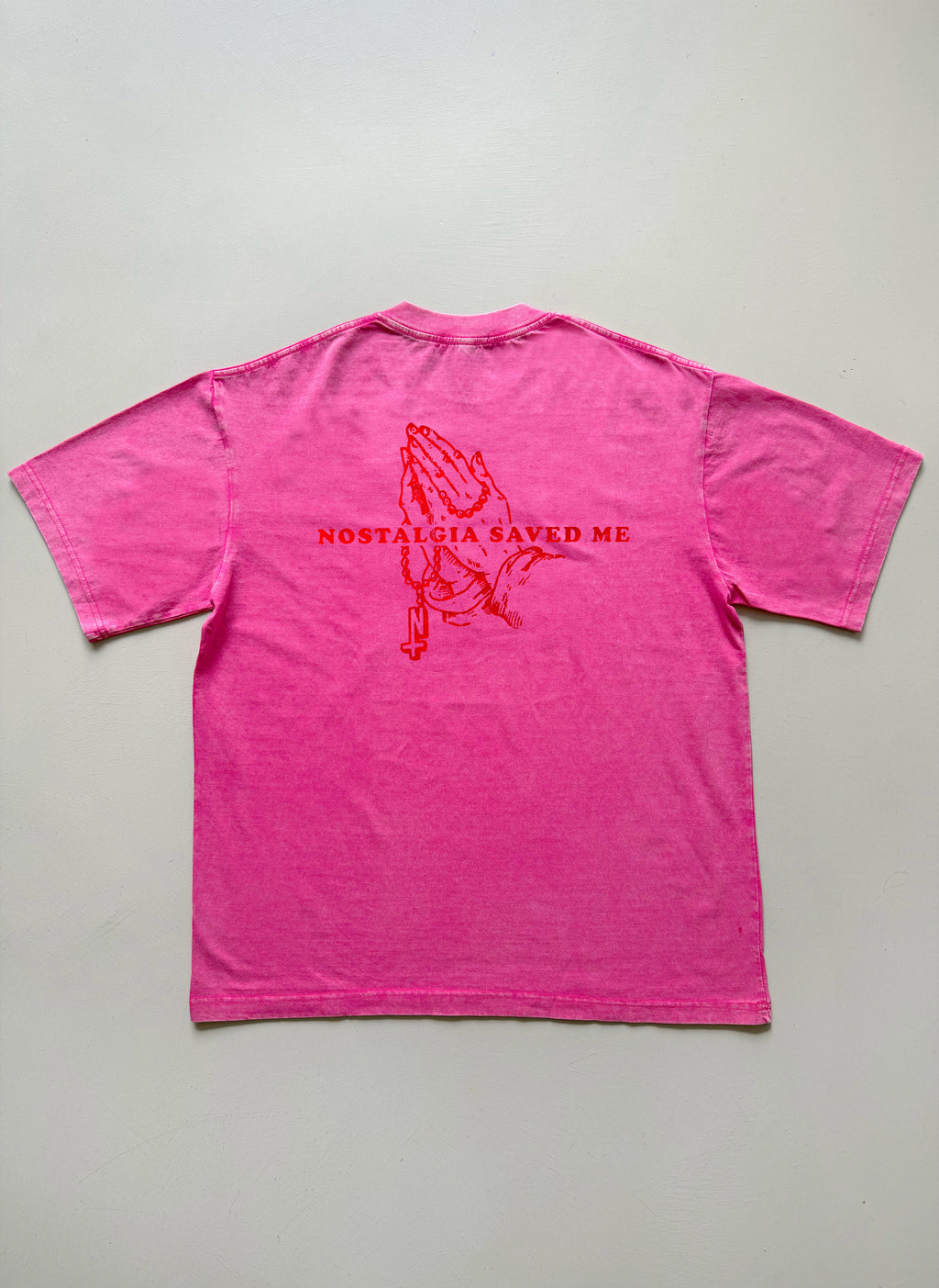 Camiseta - Nostalgia Saved Me - Pink