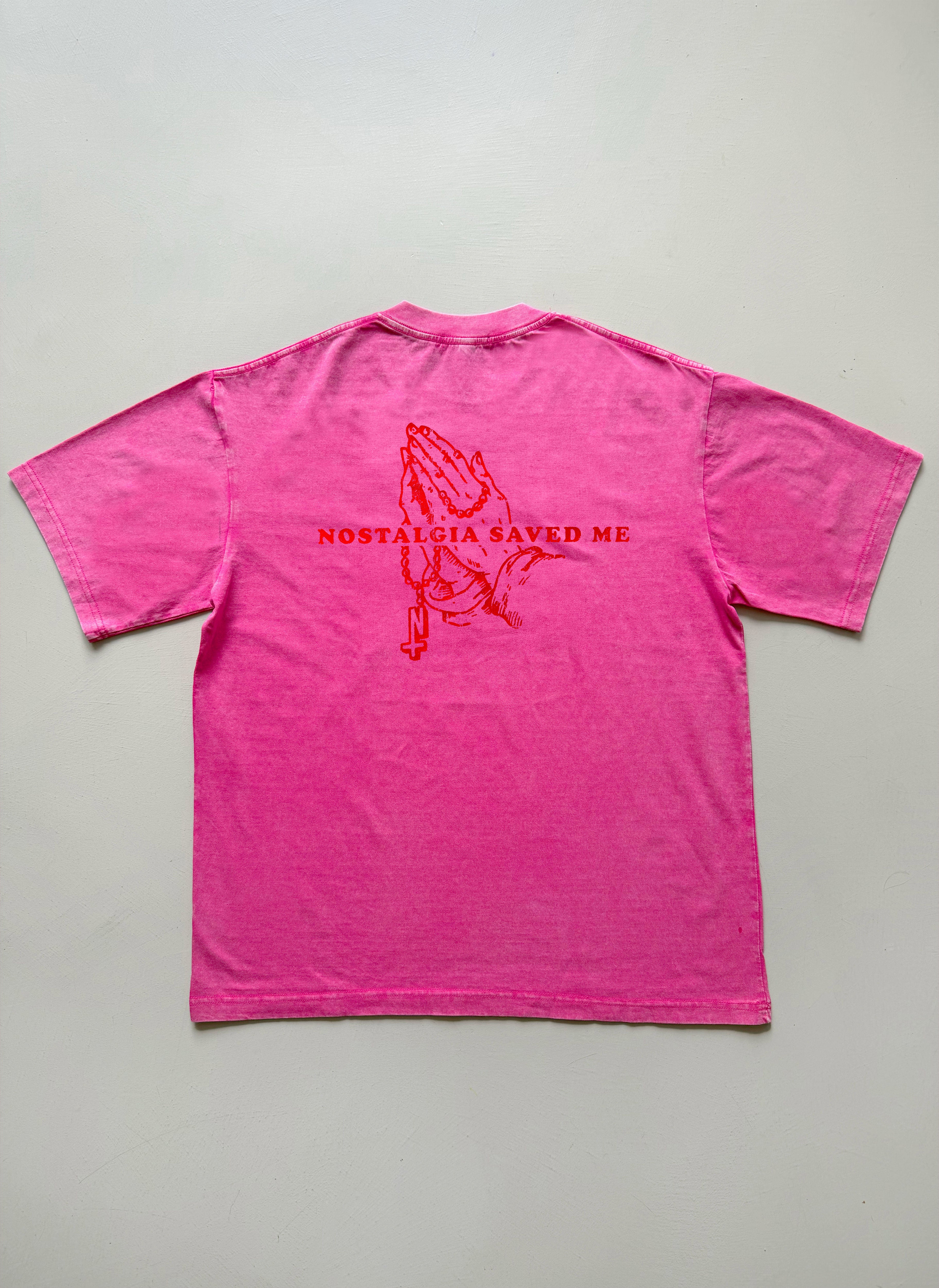 Camiseta - Nostalgia Saved Me - Pink