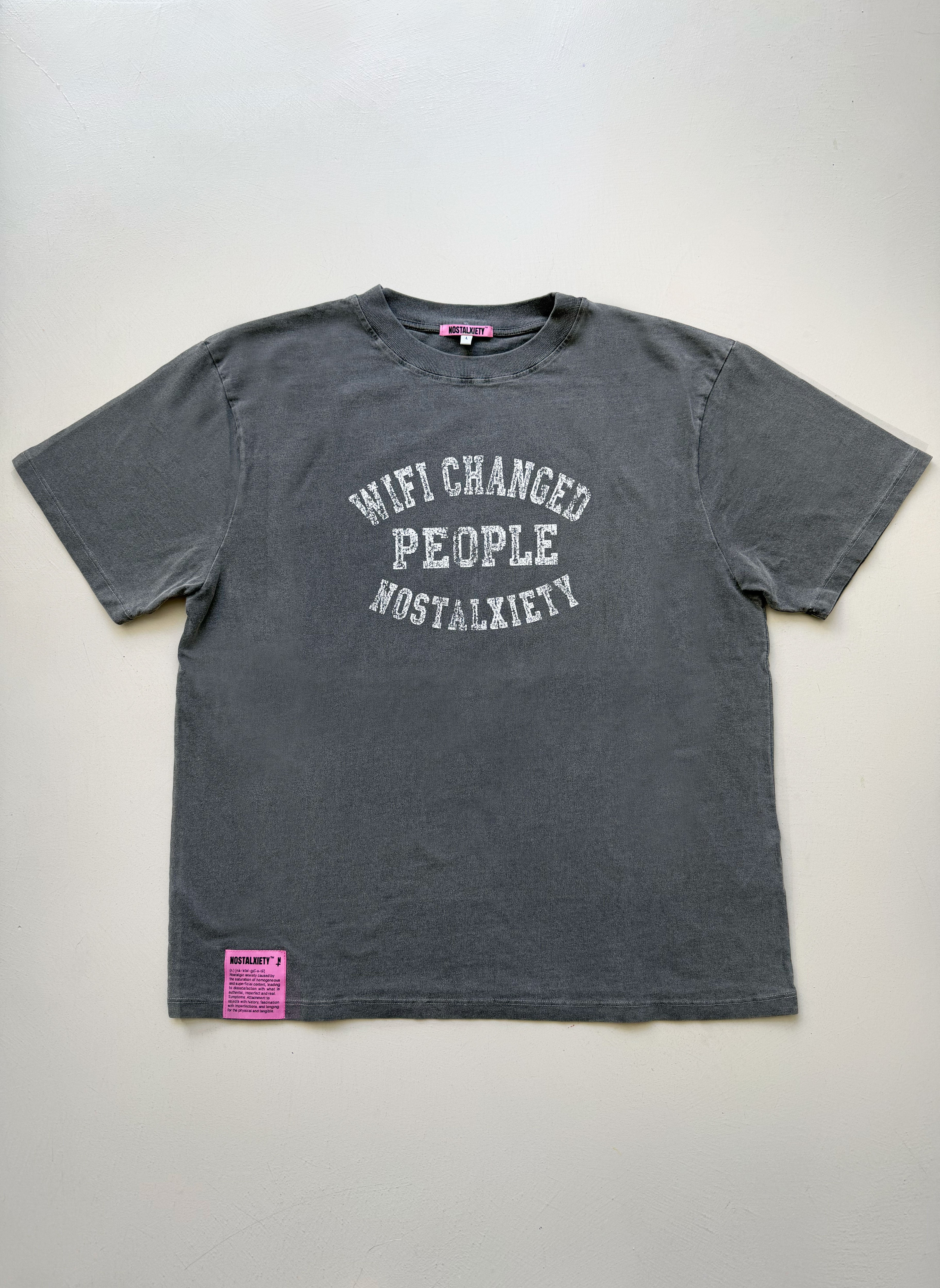 Camiseta WIFI CHANGED PEOPLE - Antracita