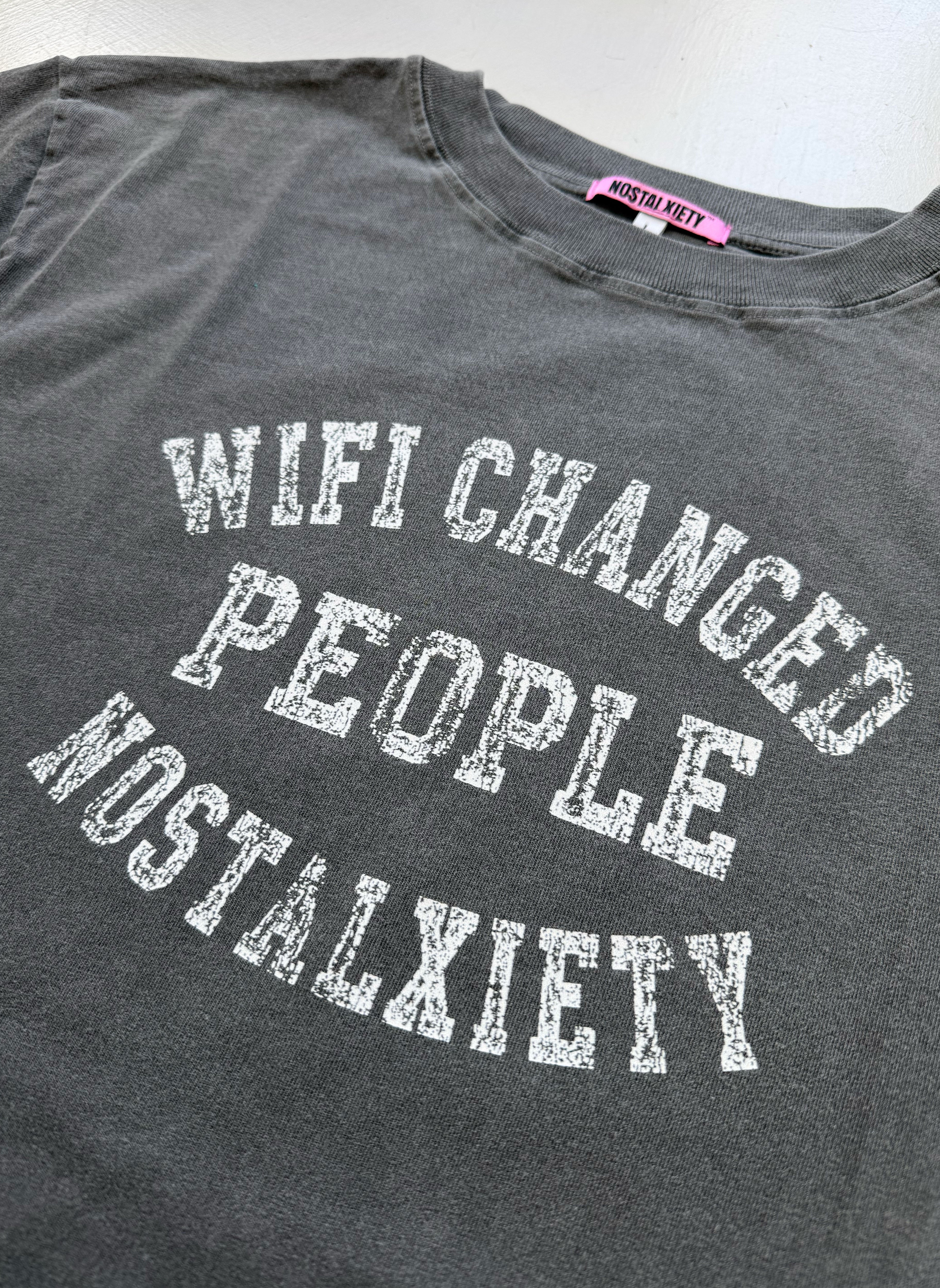 Camiseta WIFI CHANGED PEOPLE - Antracita
