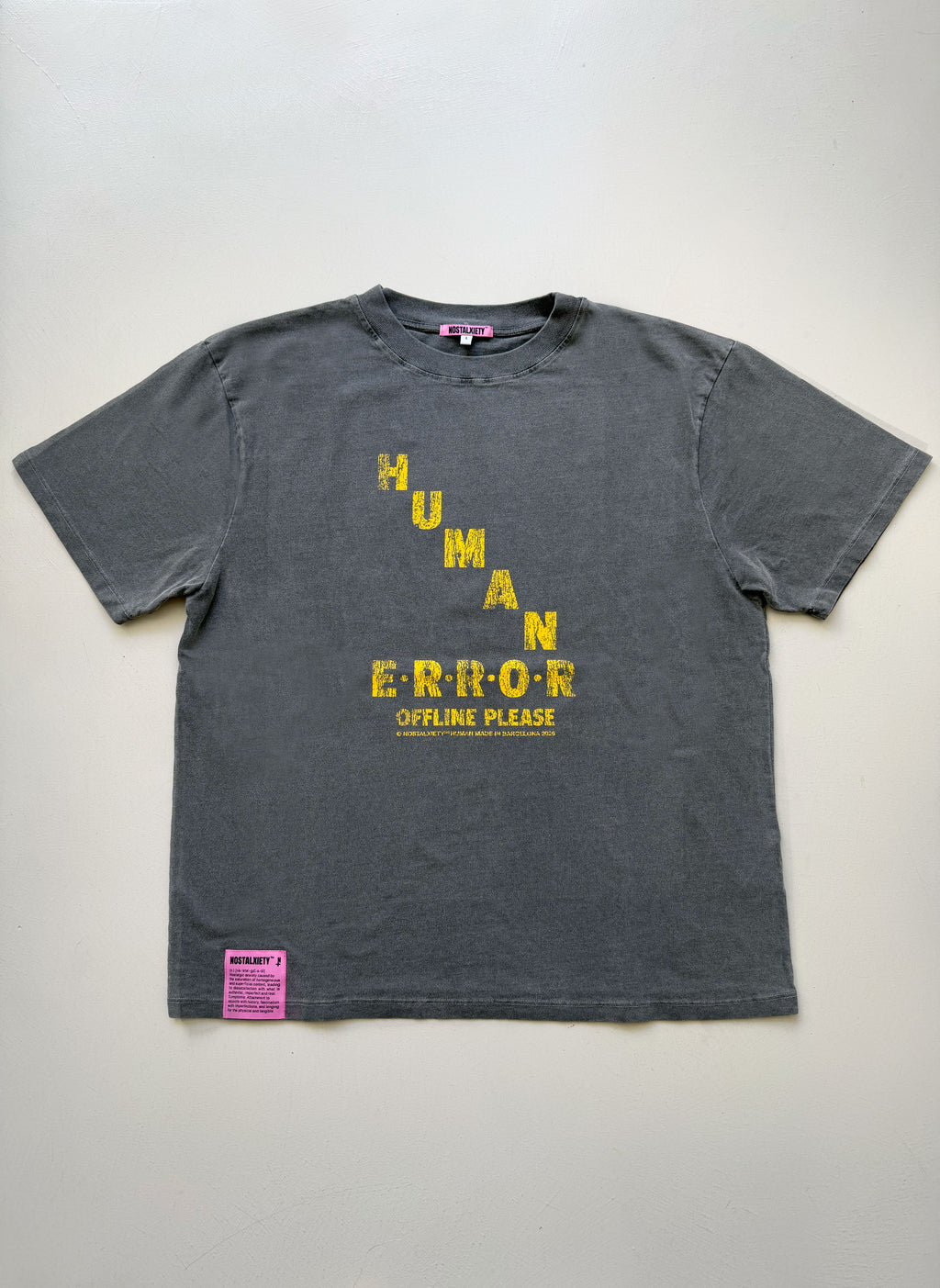 Camiseta HUMAN ERROR - Antracita