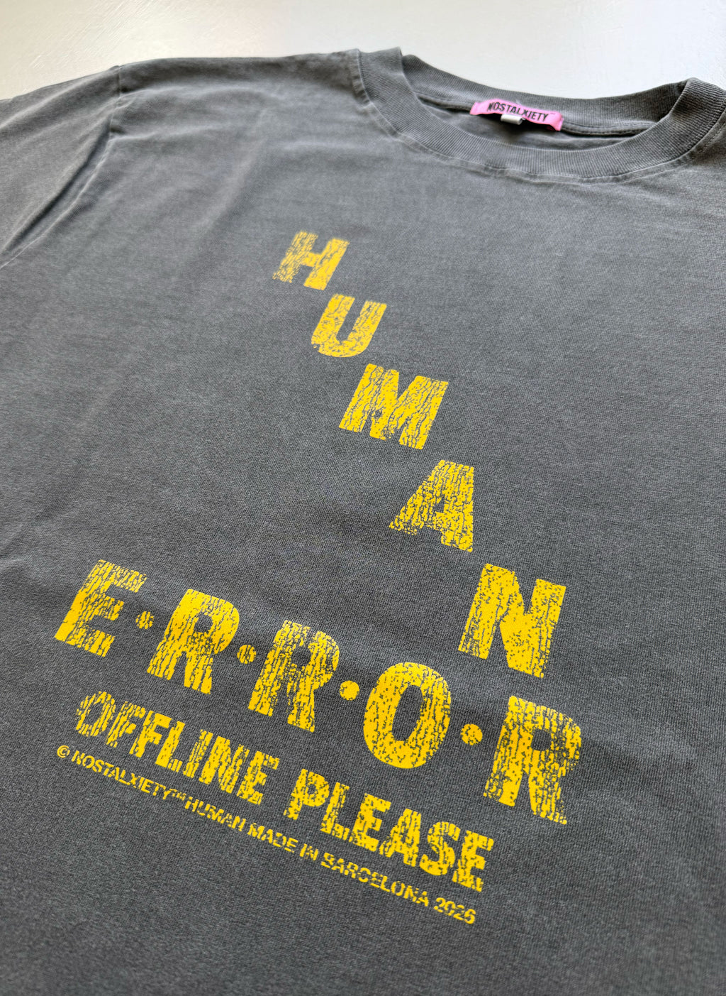 Camiseta HUMAN ERROR - Antracita