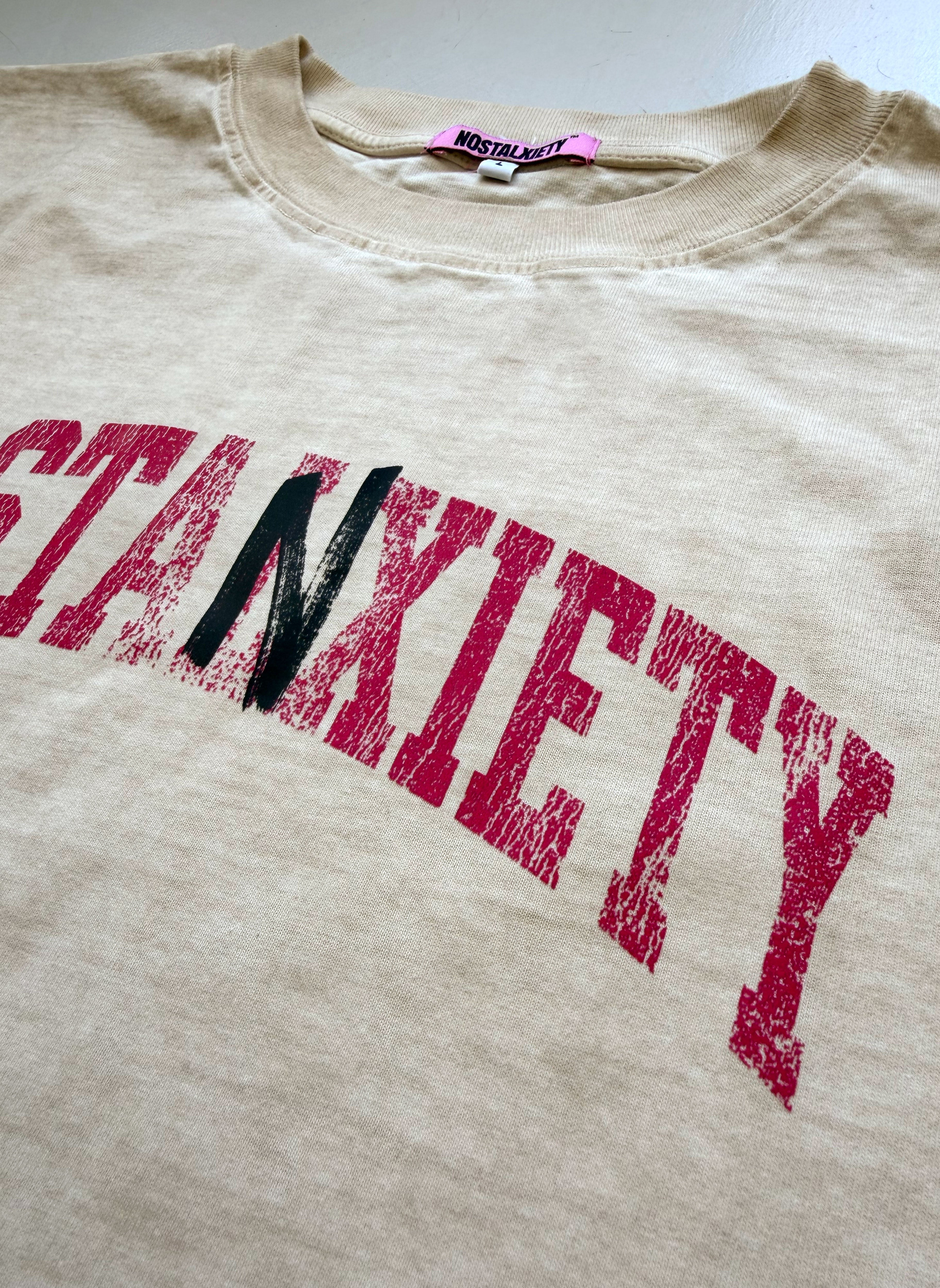 Camiseta UNIVERSITY - Sand faded