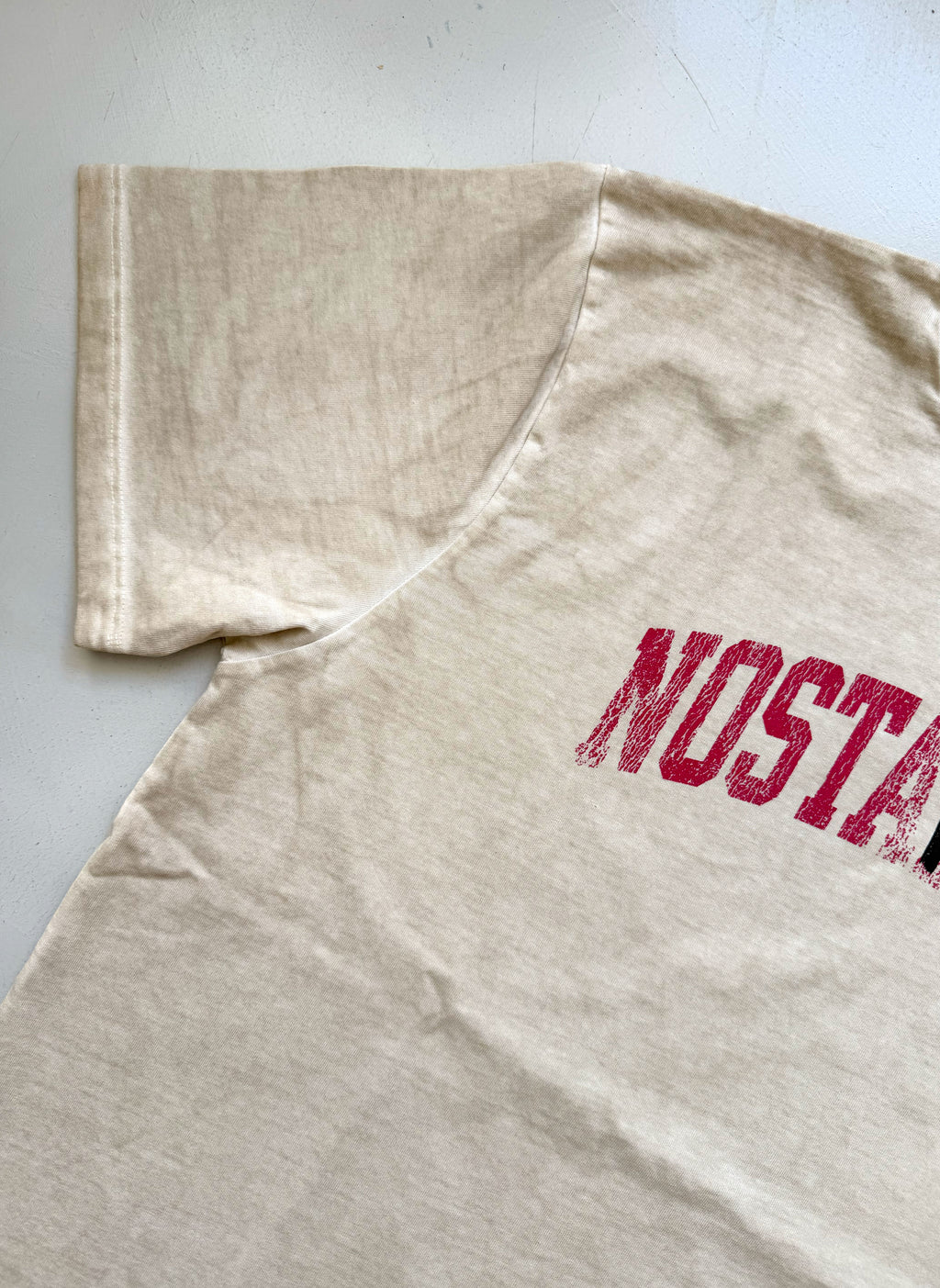 Camiseta UNIVERSITY - Sand faded