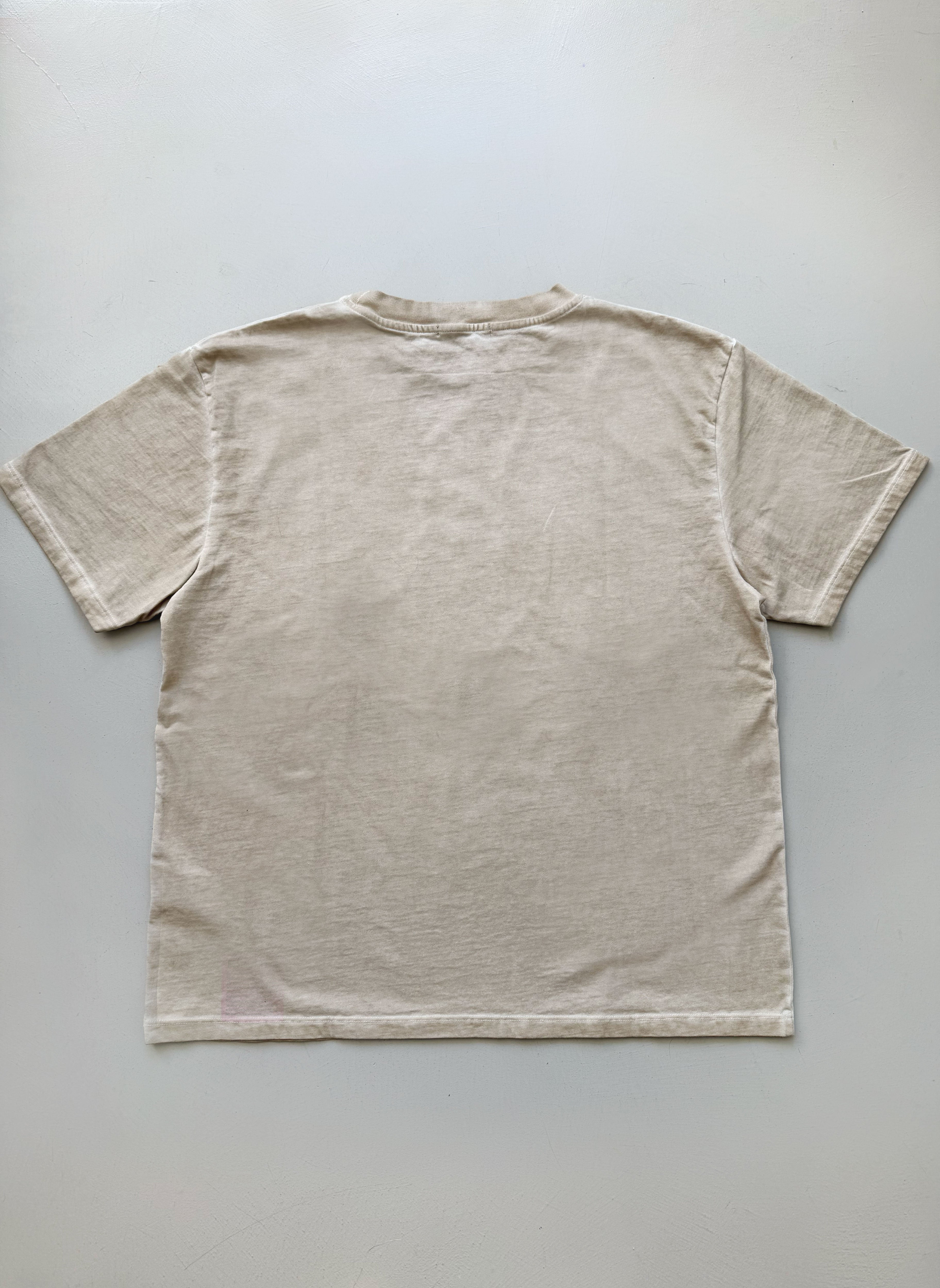 Camiseta UNIVERSITY - Sand faded