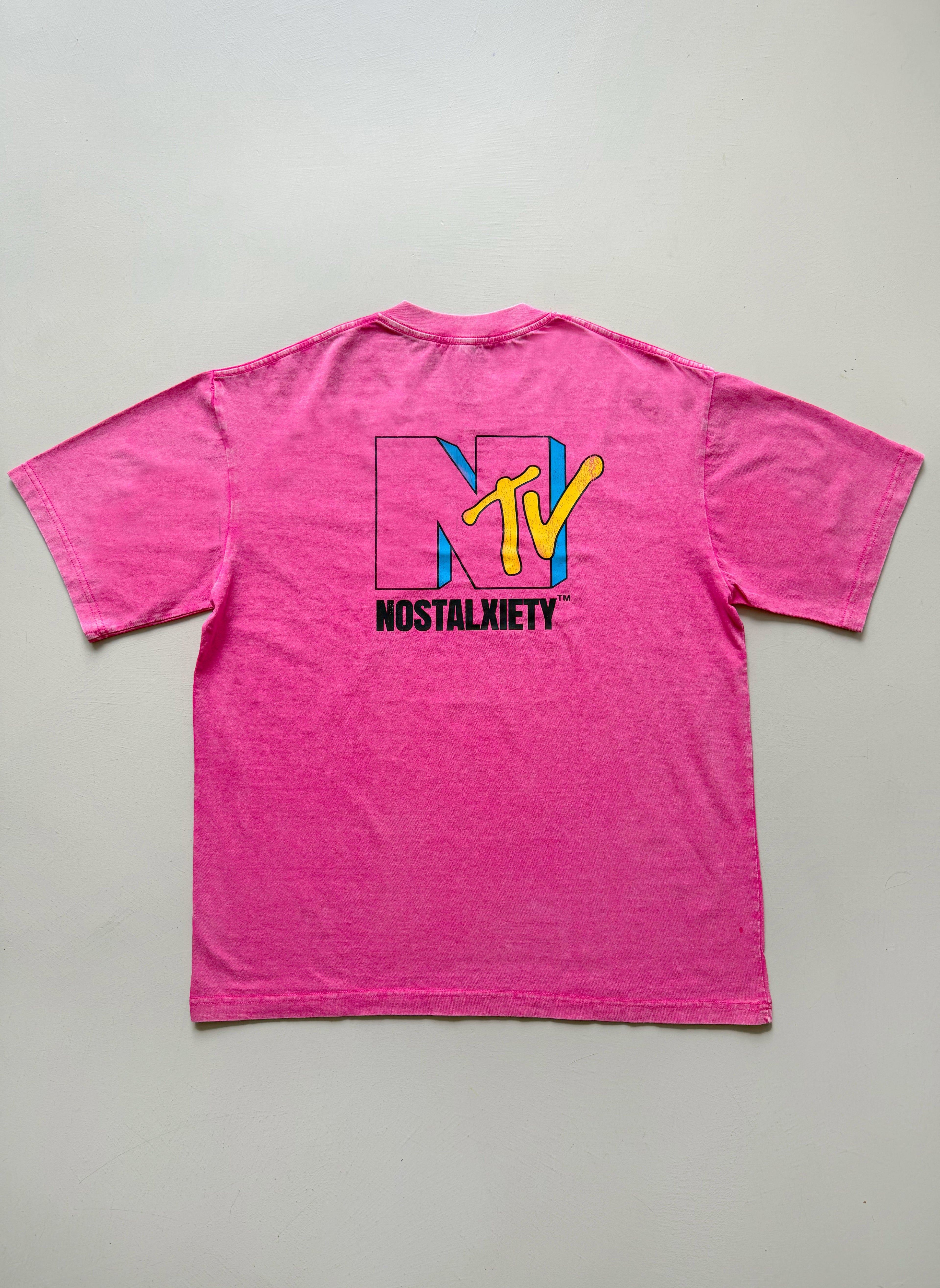 Camiseta oversize FOREVER YOUNG - Nostalxiety TV - Pink