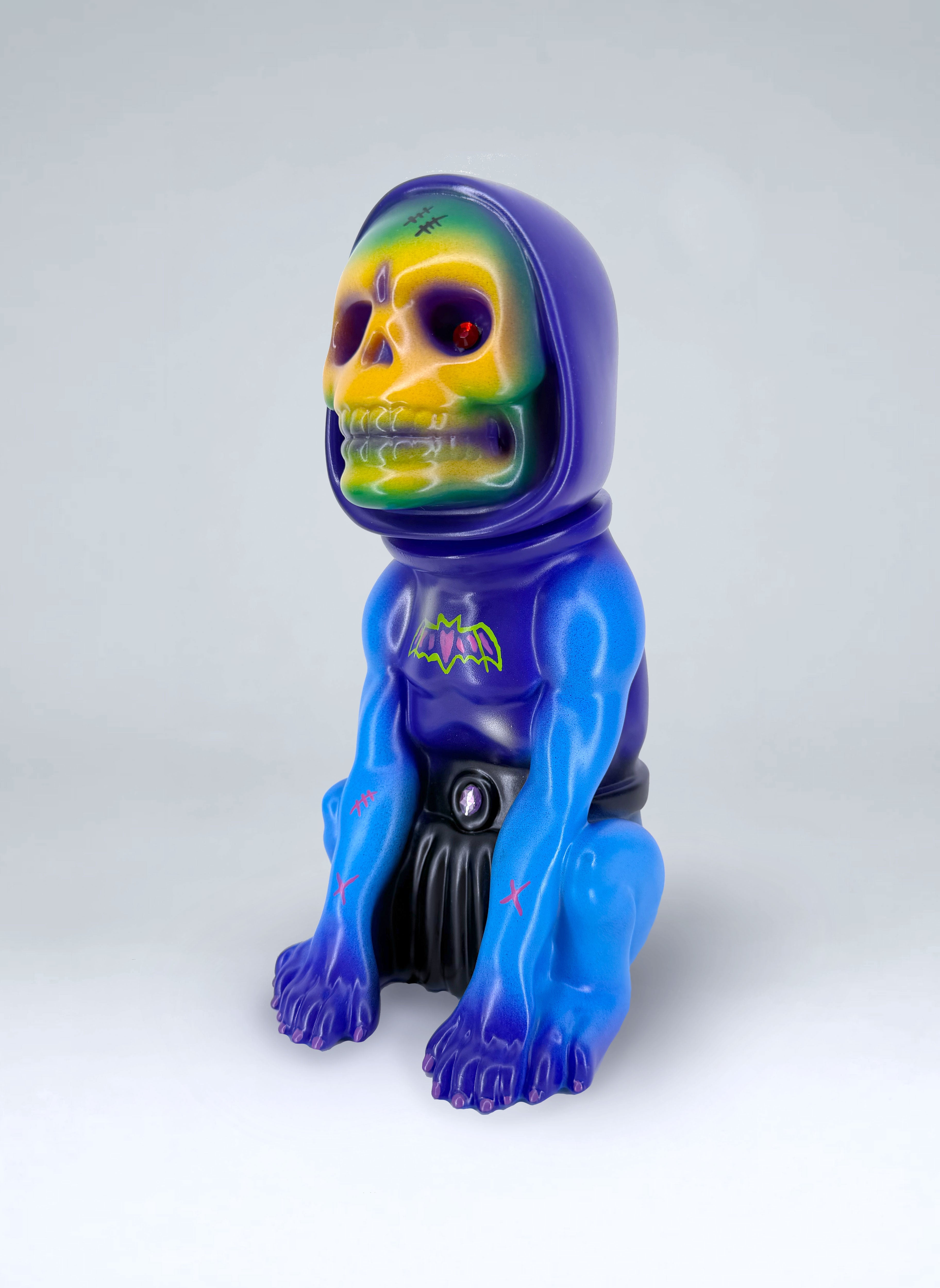 Art Toy - Skeledog Sofubi Custom // Battle Armor by SKINNY TOYS x NOSTALXIETY
