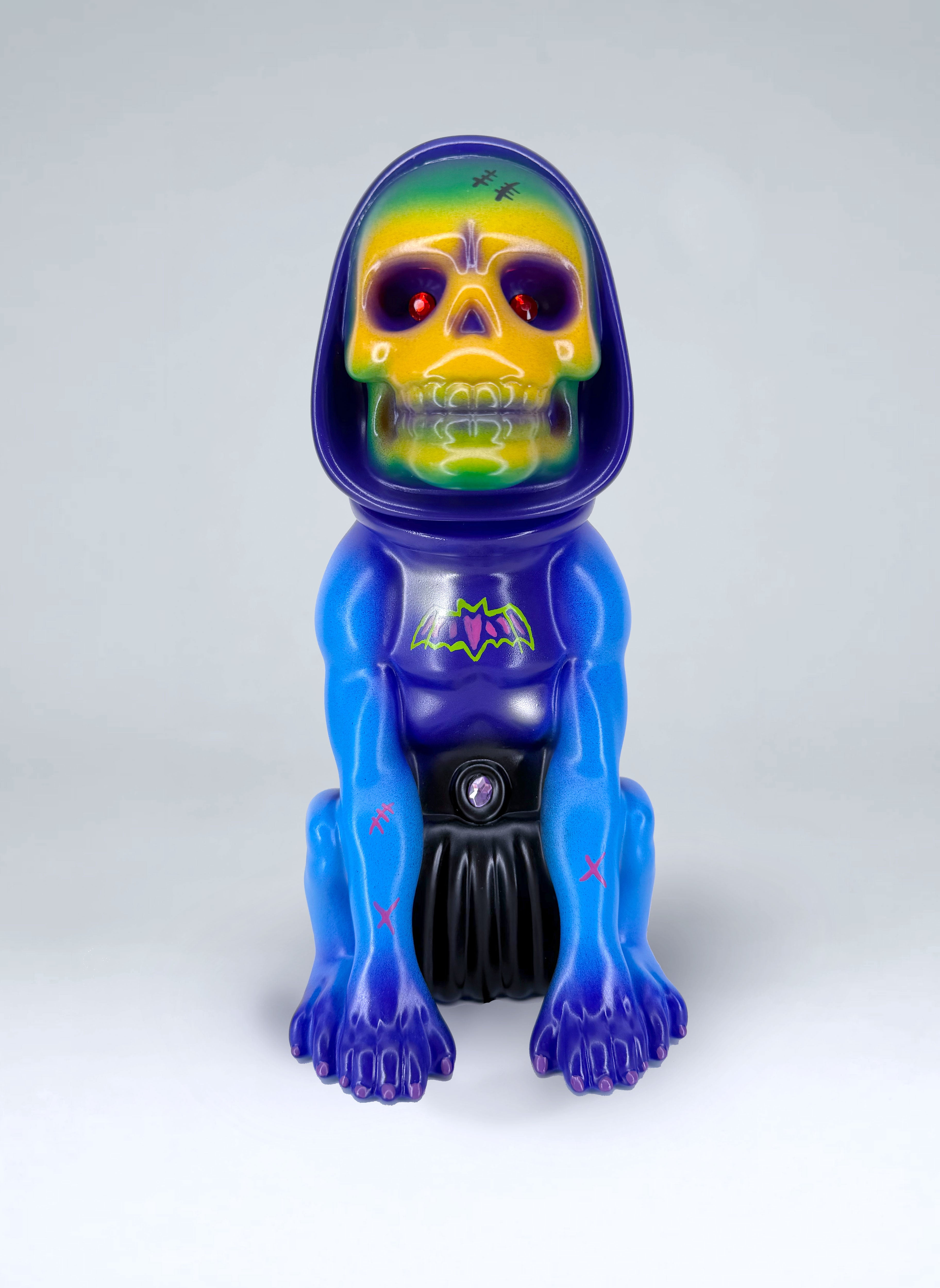 Art Toy - Skeledog Sofubi Custom // Battle Armor by SKINNY TOYS x NOSTALXIETY