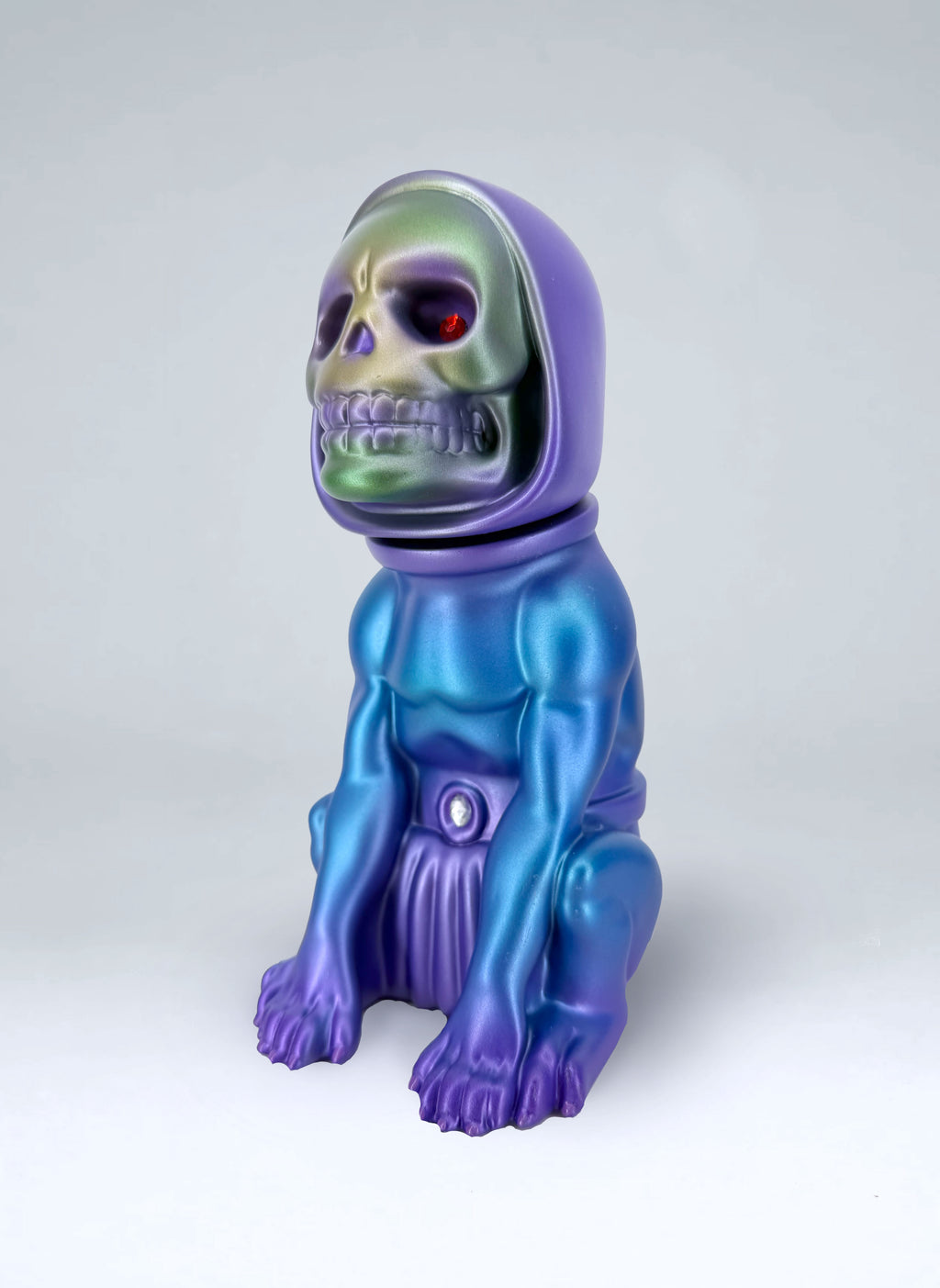 Art Toy - Skeledog Sofubi Custom // Metalarmour by SKINNY TOYS x NOSTALXIETY