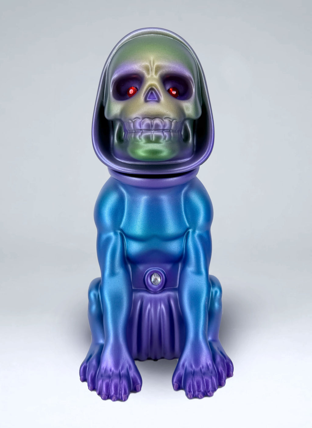 Art Toy - Skeledog Sofubi Custom // Metalarmour by SKINNY TOYS x NOSTALXIETY