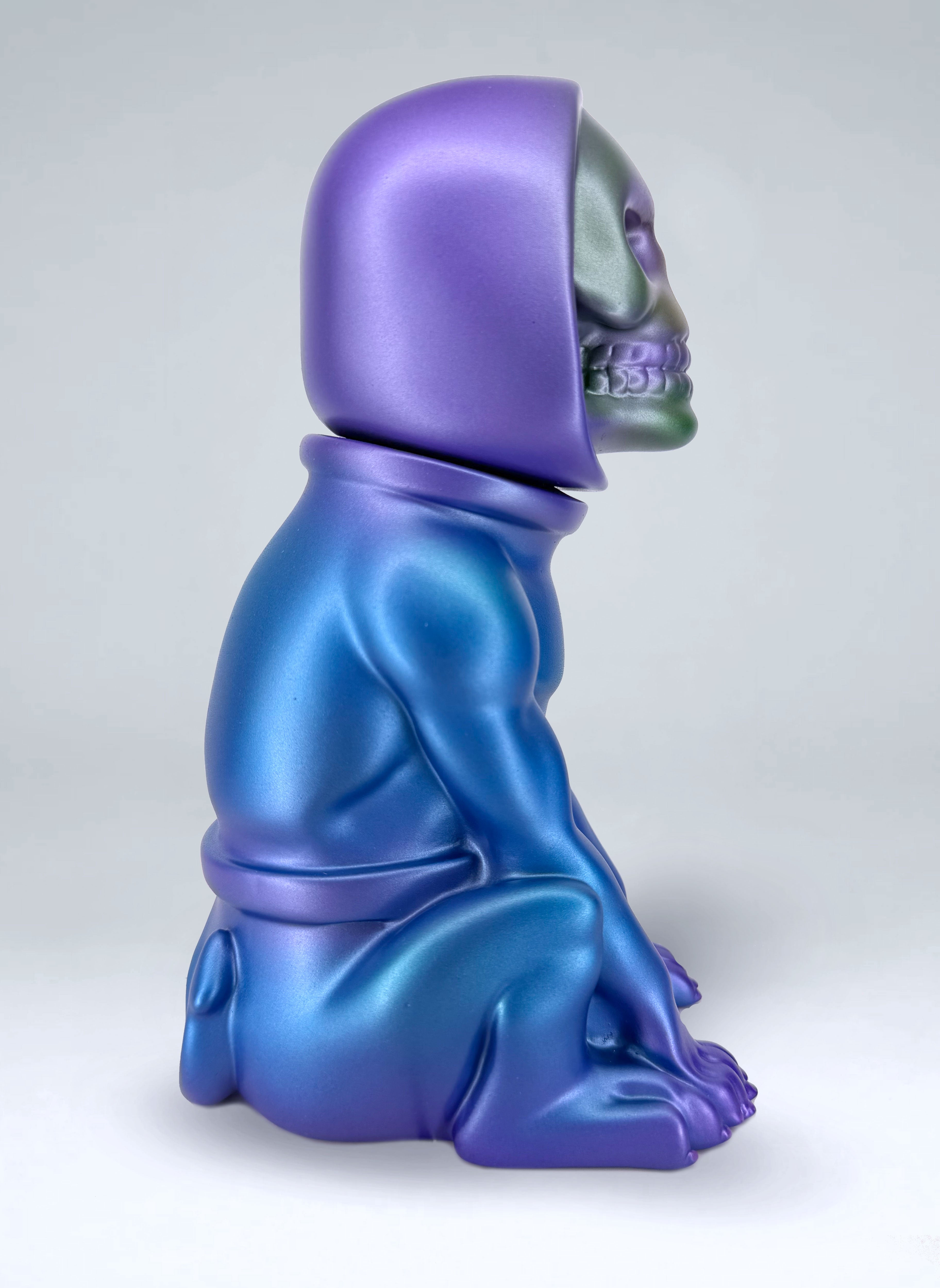 Art Toy - Skeledog Sofubi Custom // Metalarmour by SKINNY TOYS x NOSTALXIETY