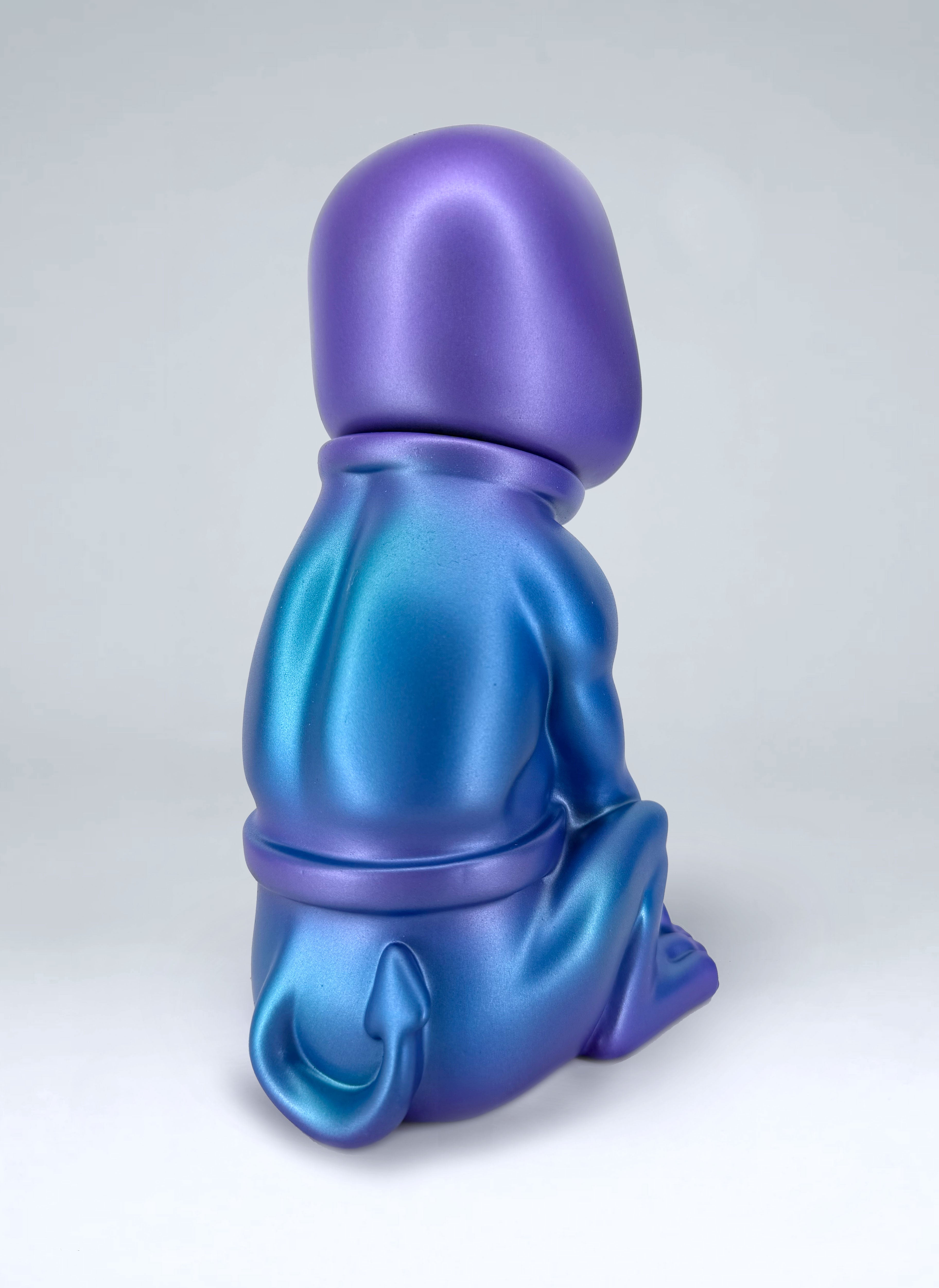 Art Toy - Skeledog Sofubi Custom // Metalarmour by SKINNY TOYS x NOSTALXIETY