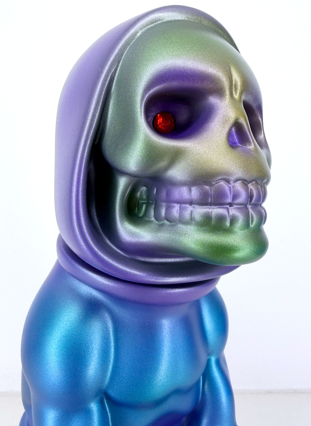 Art Toy - Skeledog Sofubi Custom // Metalarmour by SKINNY TOYS x NOSTALXIETY