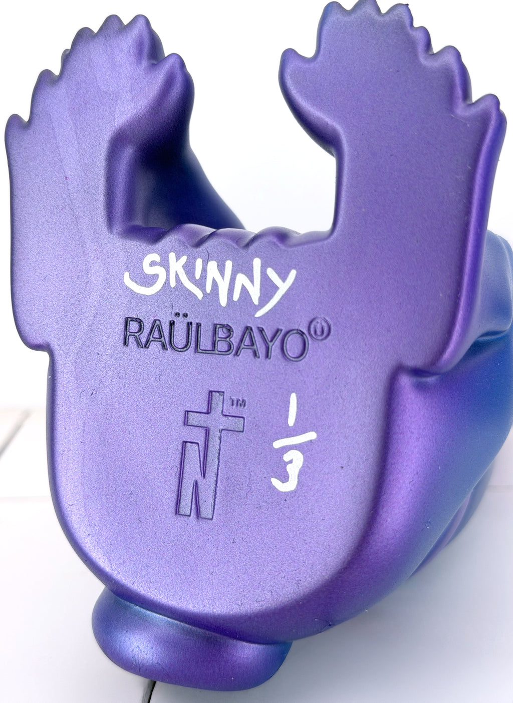 Art Toy - Skeledog Sofubi Custom // Metalarmour by SKINNY TOYS x NOSTALXIETY