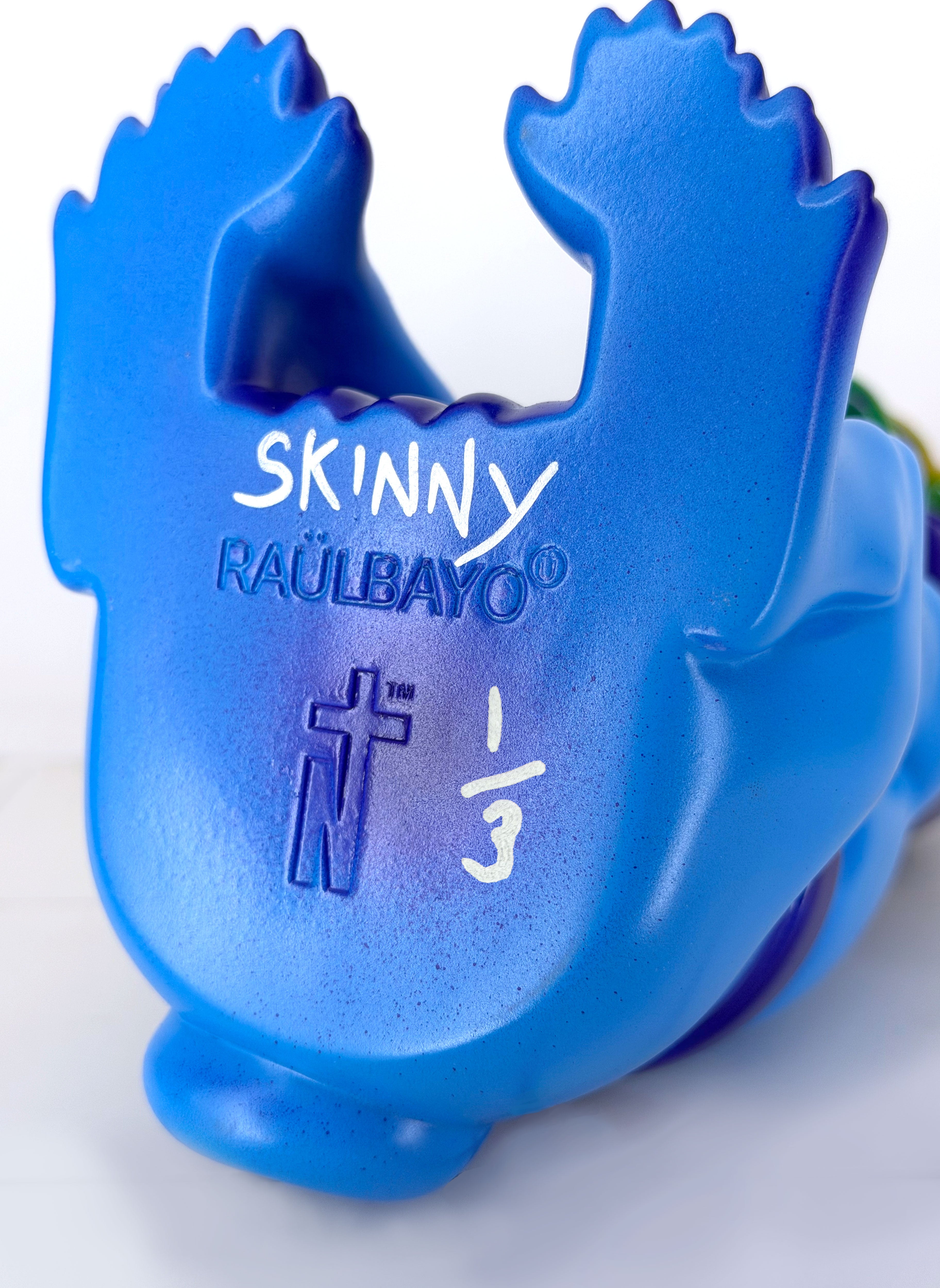 Art Toy - Skeledog Sofubi Custom // Classic Colorway by SKINNY TOYS x NOSTALXIETY