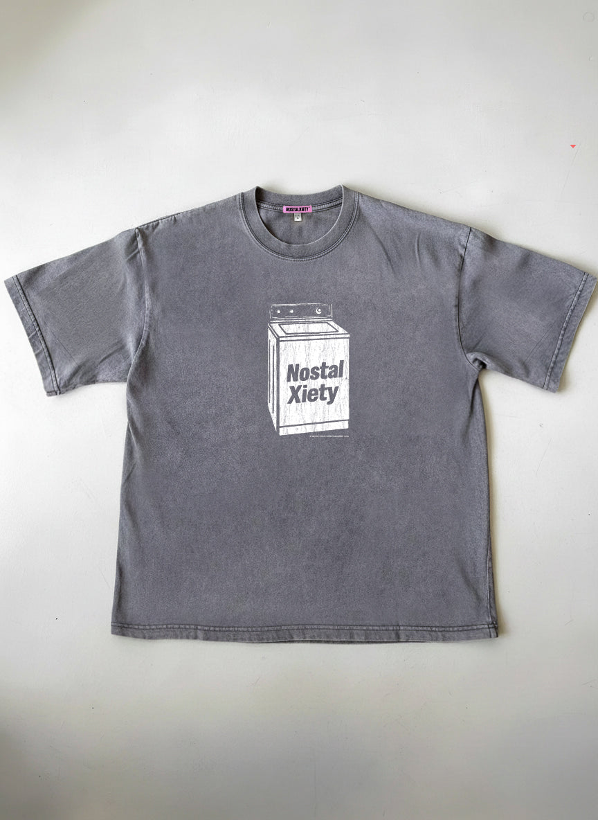 Camiseta NOSTALXIETY // Music - Washmachine Grey